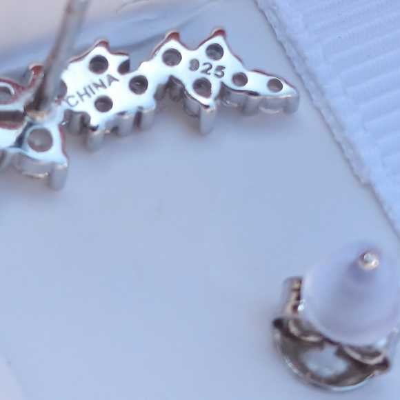 Rachel Ashwell 925 cubic zirconia Earrings sterling silver women’s jewelry NEW - Picture 7 of 8